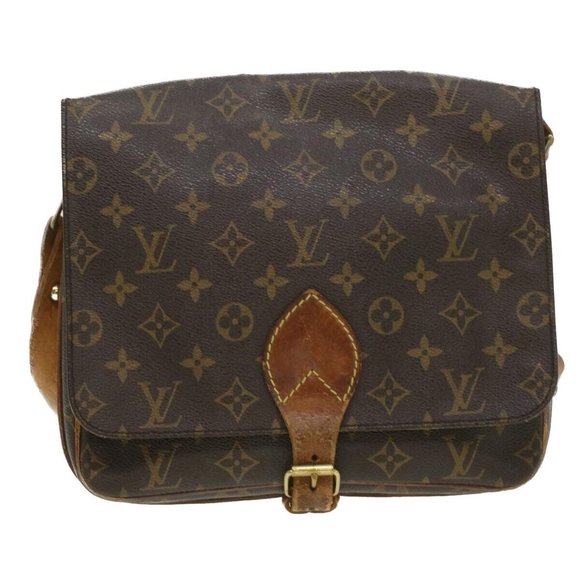 Authentic LOUIS VUITTON Monogram Cartouchiere Shoulder Bag - Picture 2 of 16